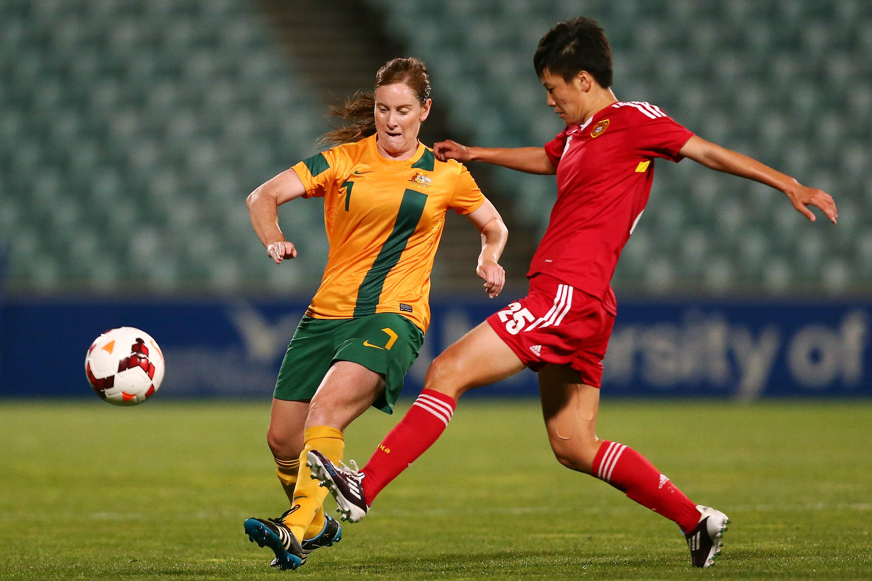 Collette McCallum was a key cog of the Westfied Matildas midfield for many years.