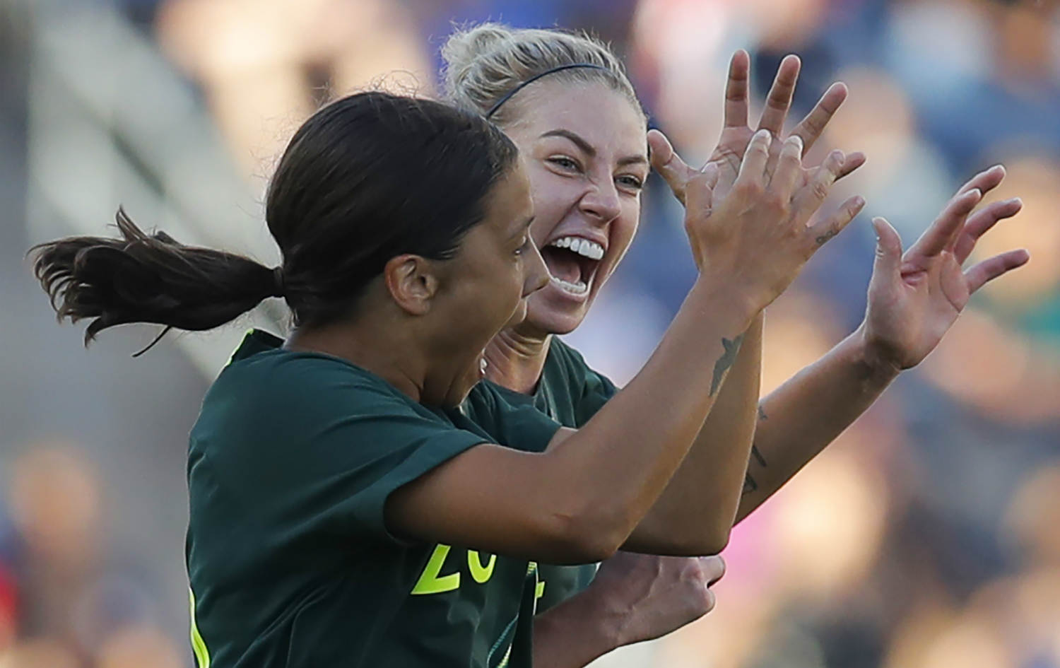 Alanna Kennedy and Sam Kerr