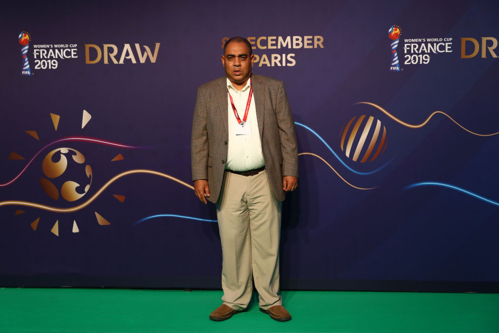 Hue Menzies, national coach of Jamaica's women's football team Hue Menzies, national coach of Jamaica's women's football team