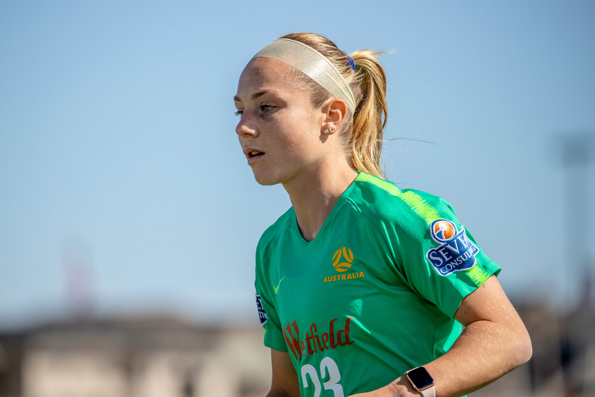 Teigen Allen has relished being in camp with the Westfield Matildas in the USA