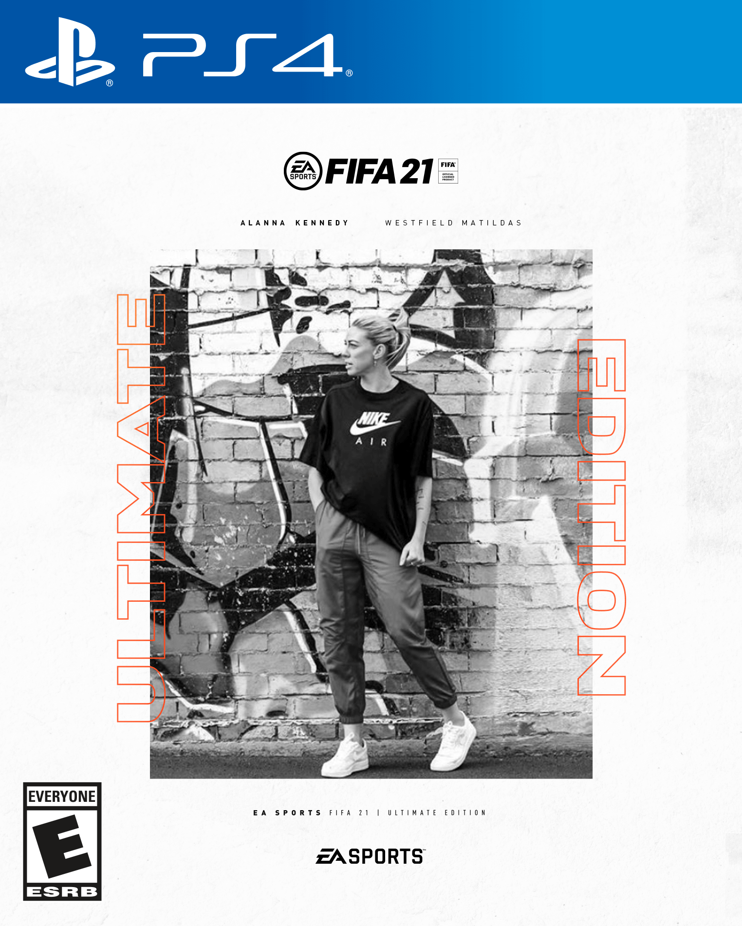 Alanna Kennedy FIFA 21 cover Westfield Matildas