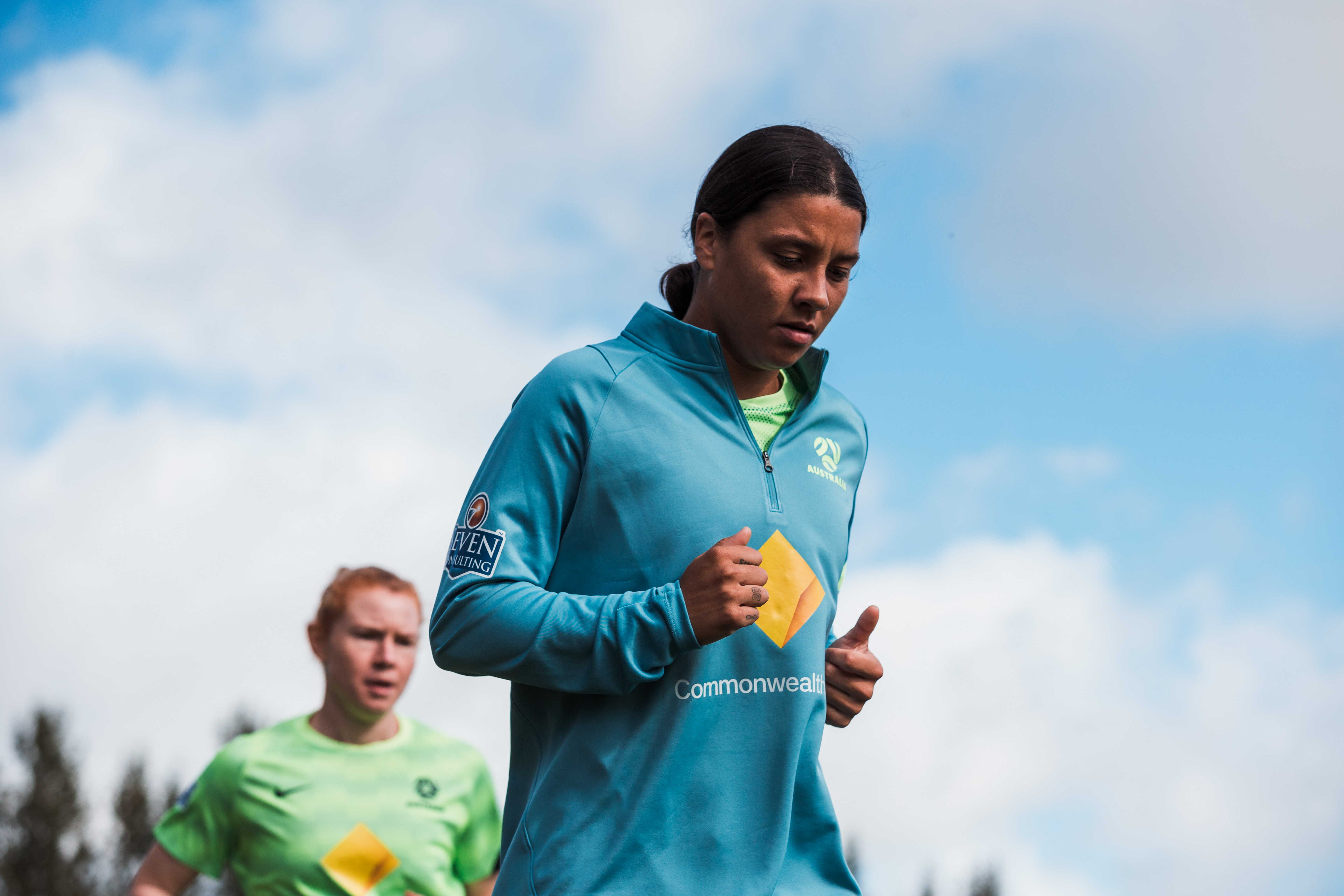 Sam Kerr in camp, September 2021 Sam Kerr in camp, September 2021