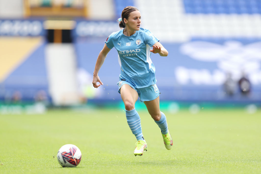 Hayley Raso against Everton