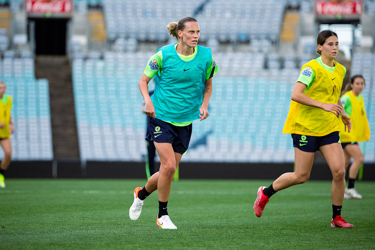 Emily van Egmond in camp in Sydney