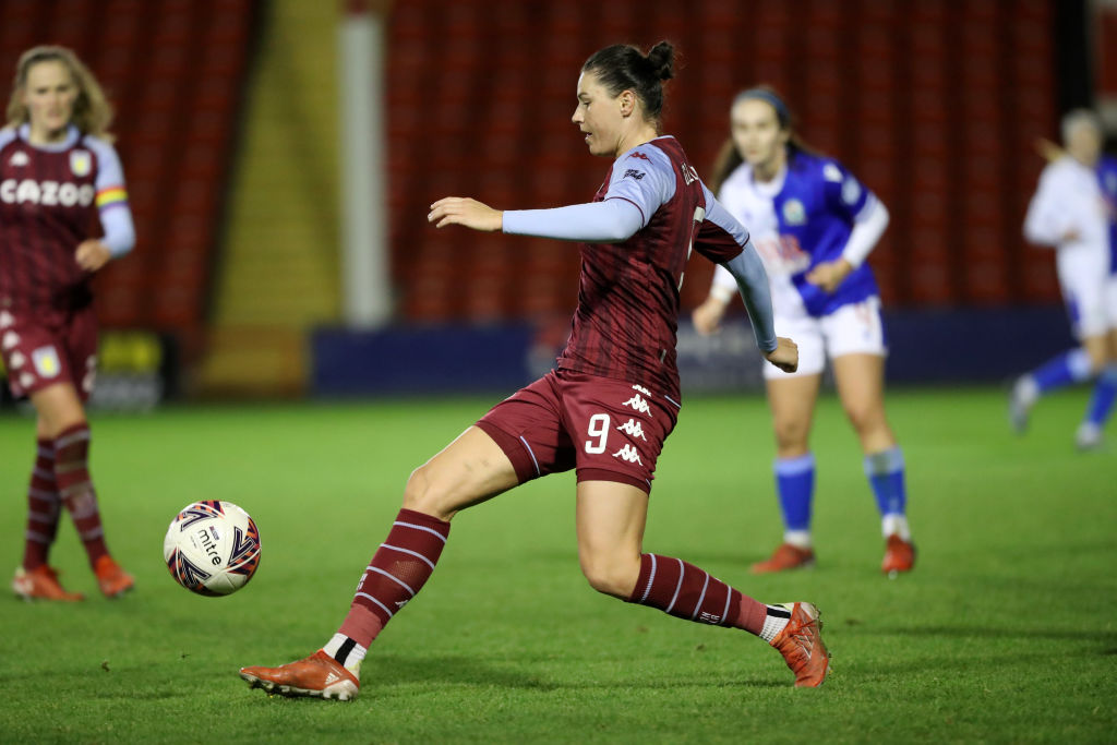 Emily Gielnik of Aston Villa in action during the FA Women's Continental Tyres League Cup match between Aston Villa and Blackburn (Photo: GettyImages) Emily Gielnik of Aston Villa in action during the FA Women's Continental Tyres League Cup match between Aston Villa and Blackburn (Photo: GettyImages)