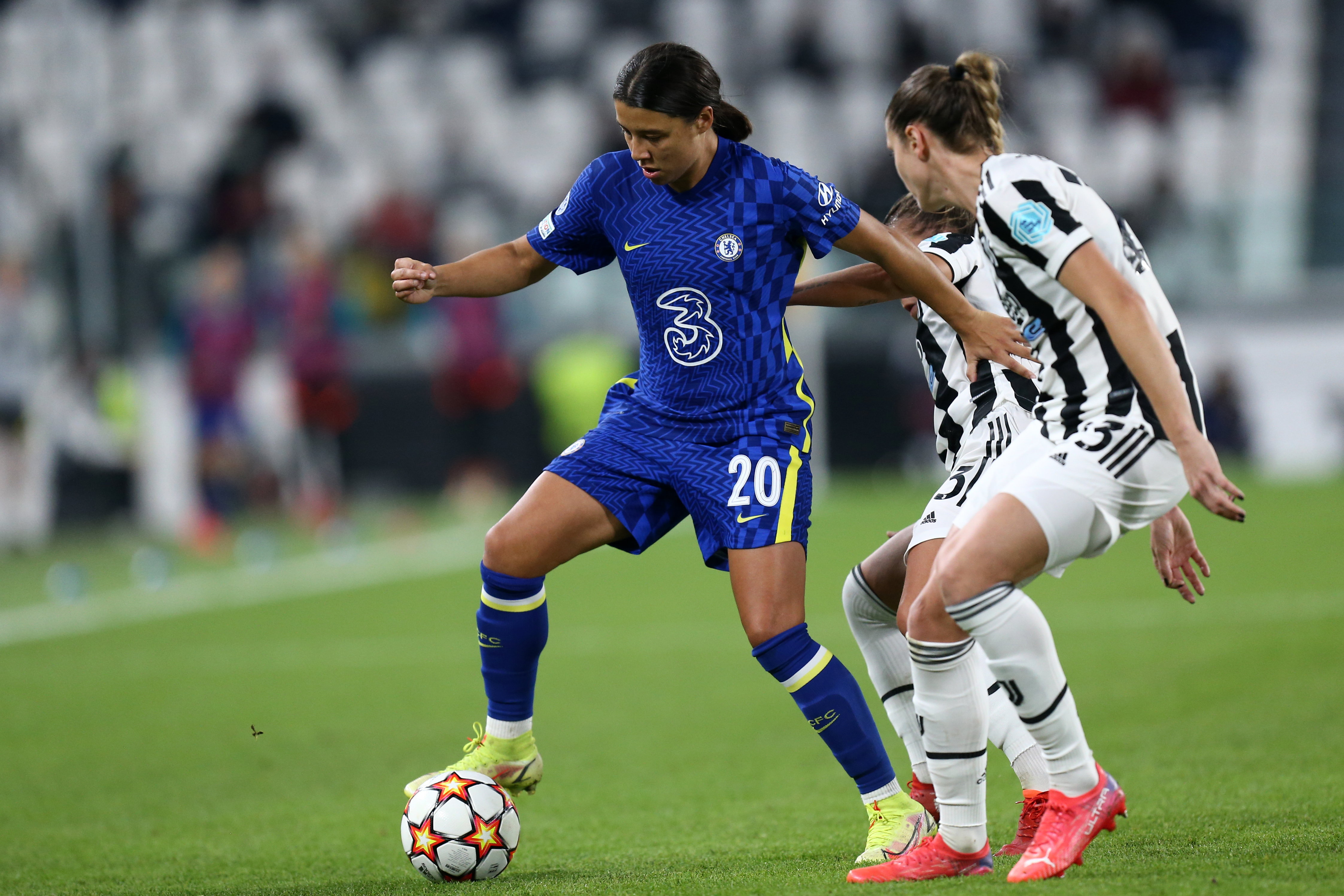 Sam Kerr against Juventus