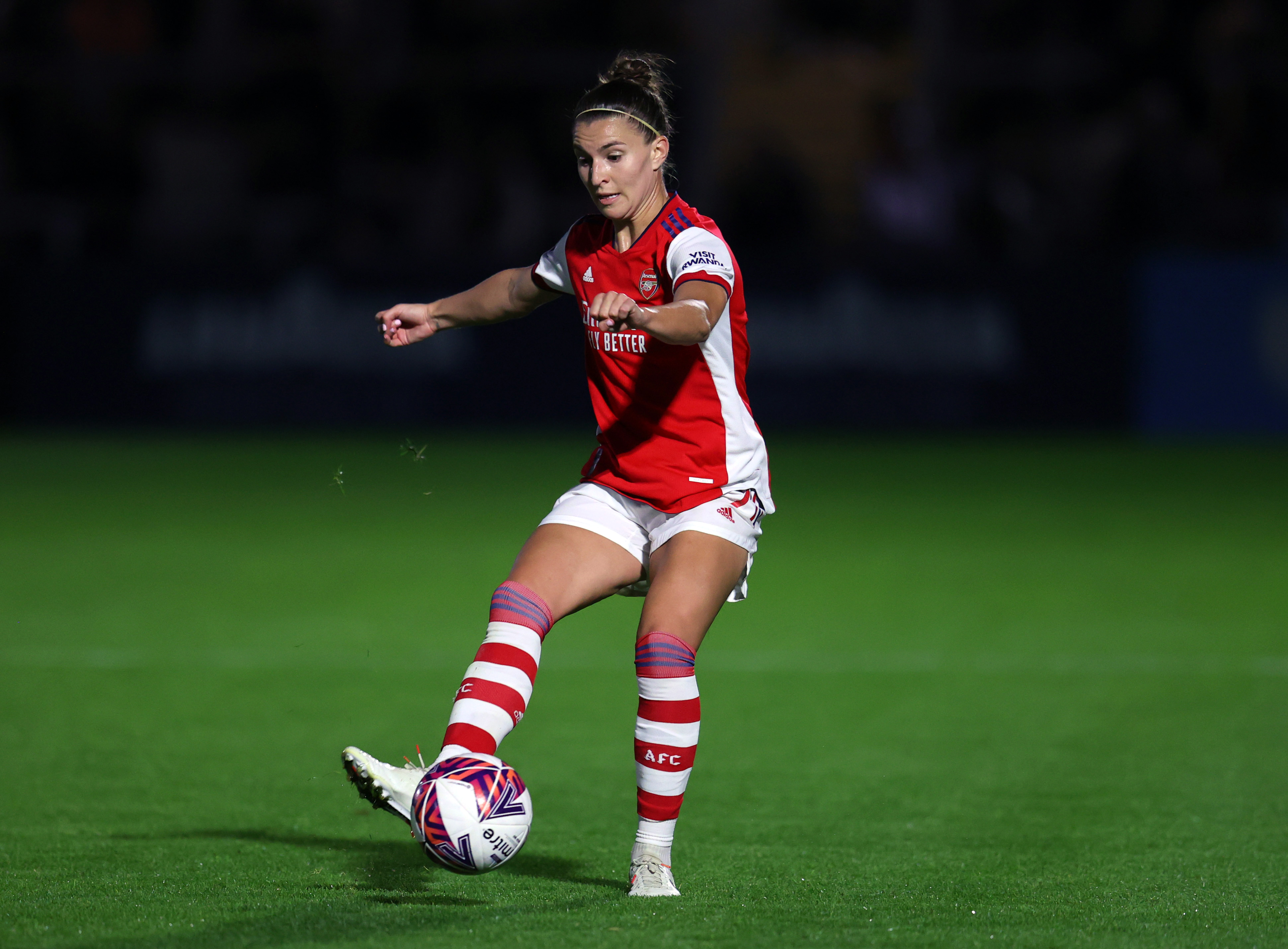 Steph Catley in the UWCL