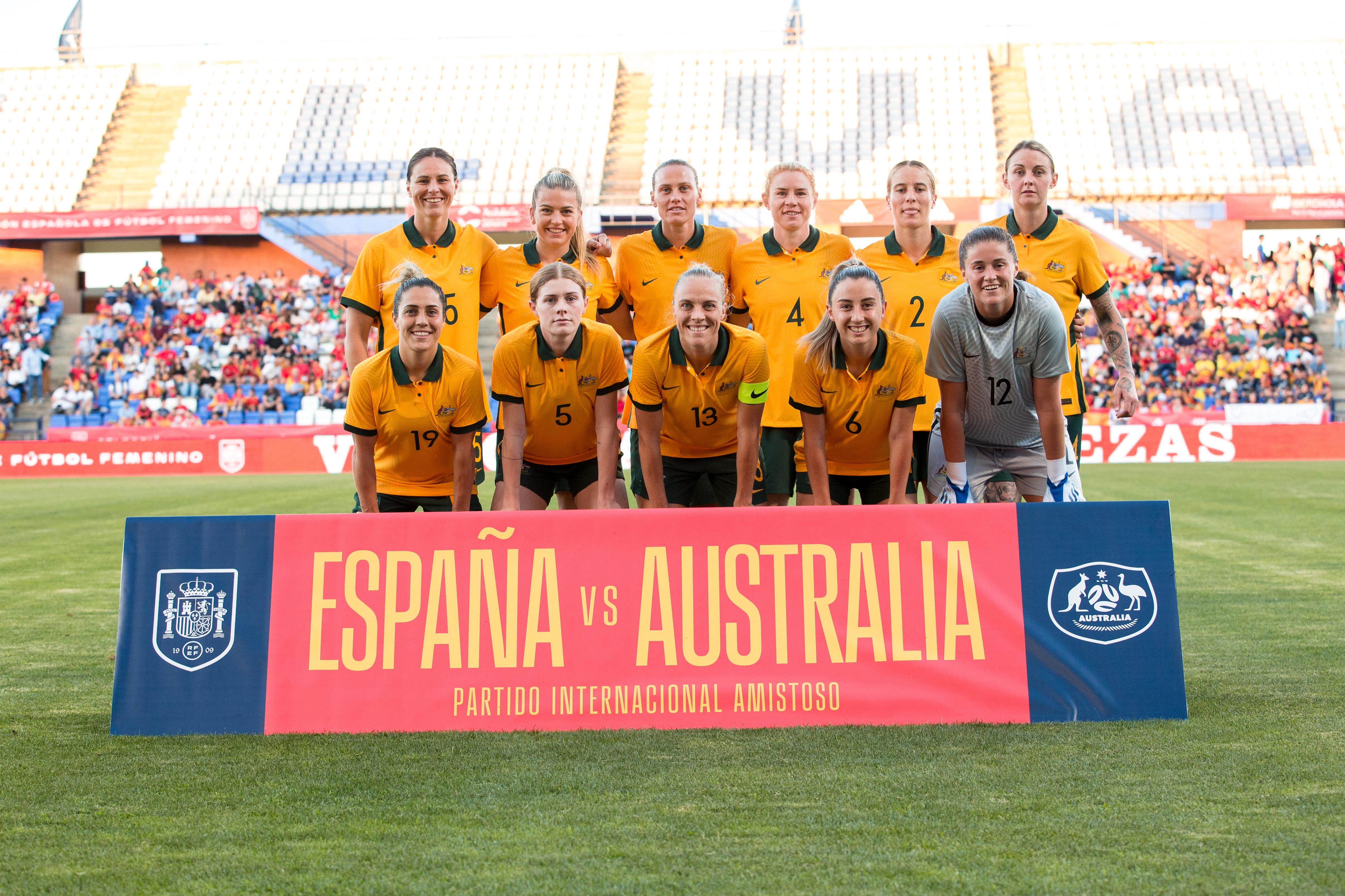 AUS v ESP Starting XI