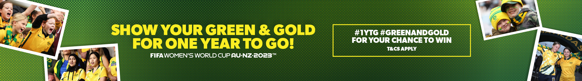Show them your green and gold banner
