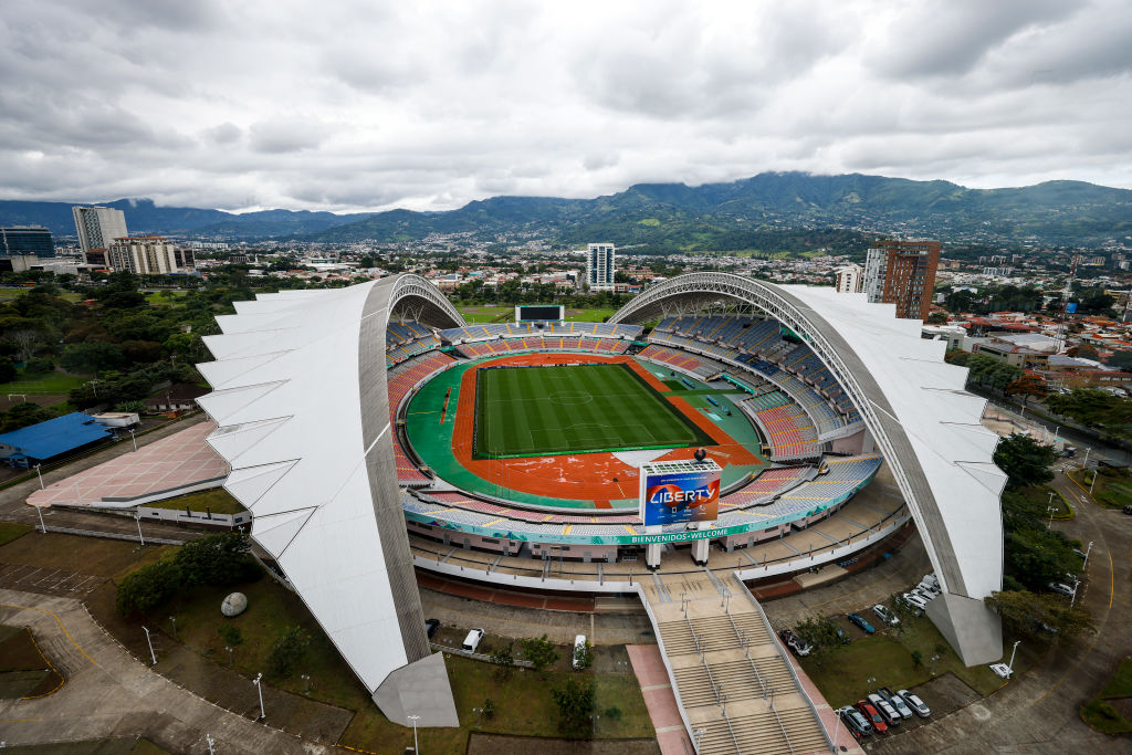 An aerial view of the Estadio Nacional de Costa Rica ahead of the FIFA U-20 Women's World Cup 2022 on August 06, 2022 in San Jose, Costa Rica. (Photo by Buda Mendes - FIFA/FIFA via Getty Images) An aerial view of the Estadio Nacional de Costa Rica ahead of the FIFA U-20 Women's World Cup 2022 on August 06, 2022 in San Jose, Costa Rica. (Photo by Buda Mendes - FIFA/FIFA via Getty Images)