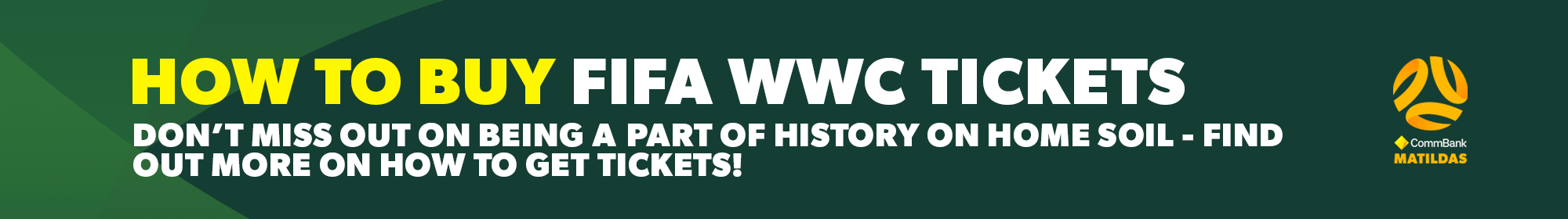 Thin Banner - how to buy tickets FIFAWWC