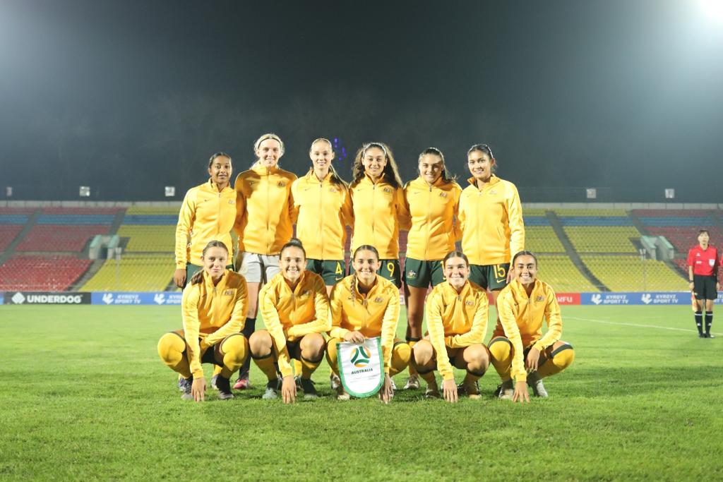 Australia's Starting XI for their game against Kyrgyz Republic at the 2024 AFC U-20 Women's Asian Cup Round 1 Qualifiers.