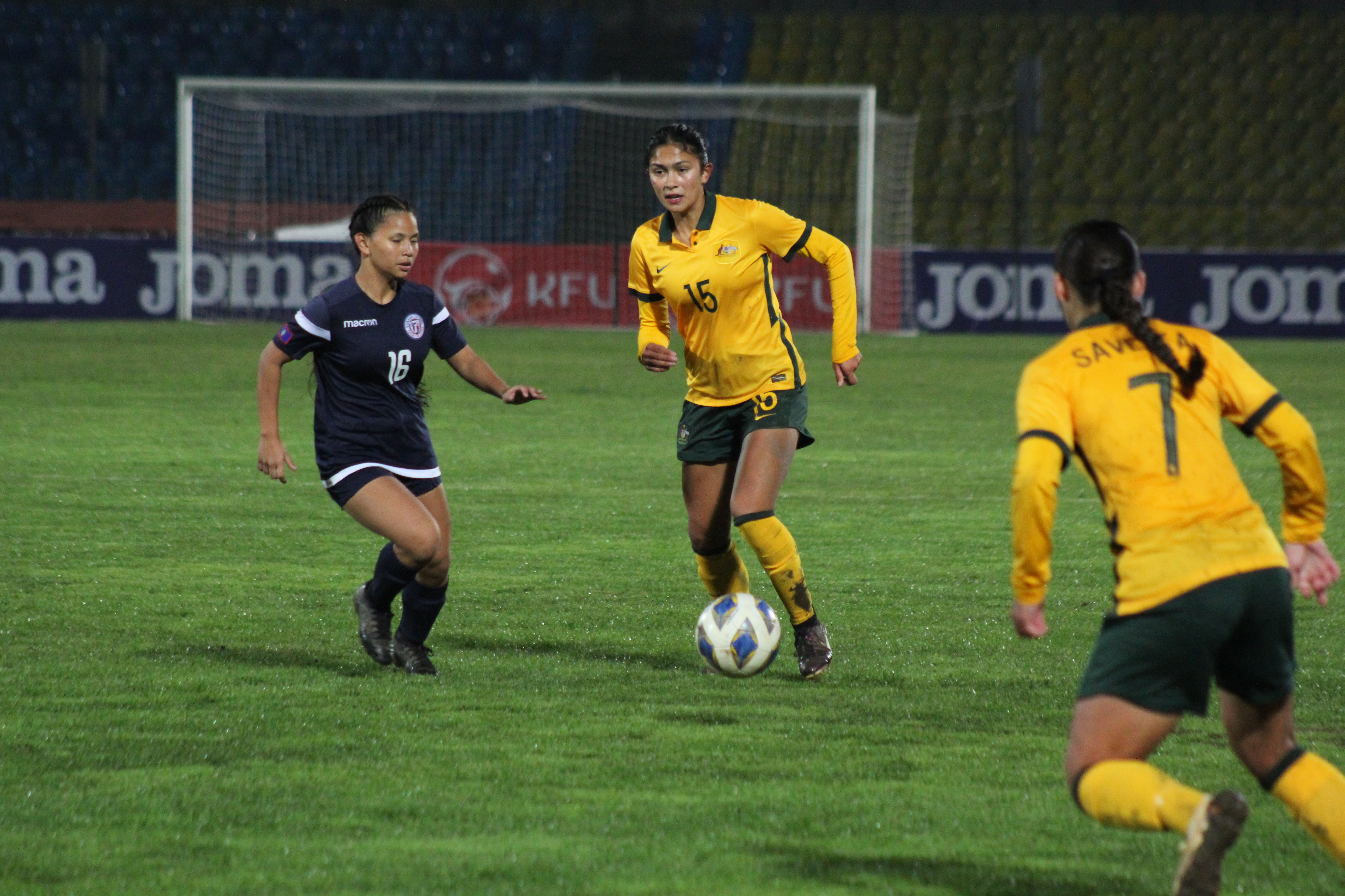 Alexia Apostolakis during Australia's match against Guam in the 2024 AFC U-20 Women's Asian Cup Round 1 Qualifiers. Alexia Apostolakis during Australia's match against Guam in the 2024 AFC U-20 Women's Asian Cup Round 1 Qualifiers.