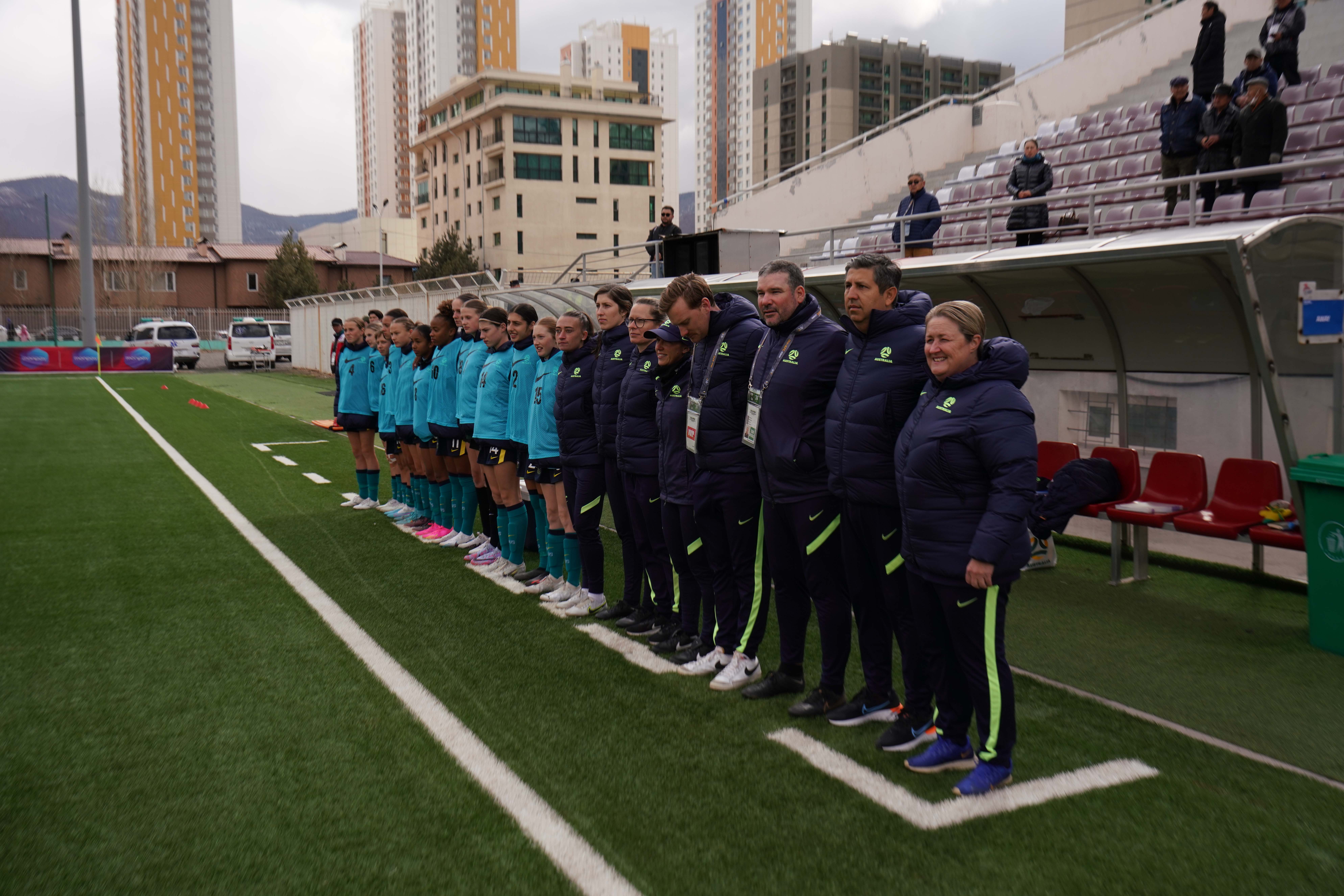 Ischia Brooking during CommBank Junior Matildas' training camp in Western Sydney. (Photo: Ann Odong / Football Australia)