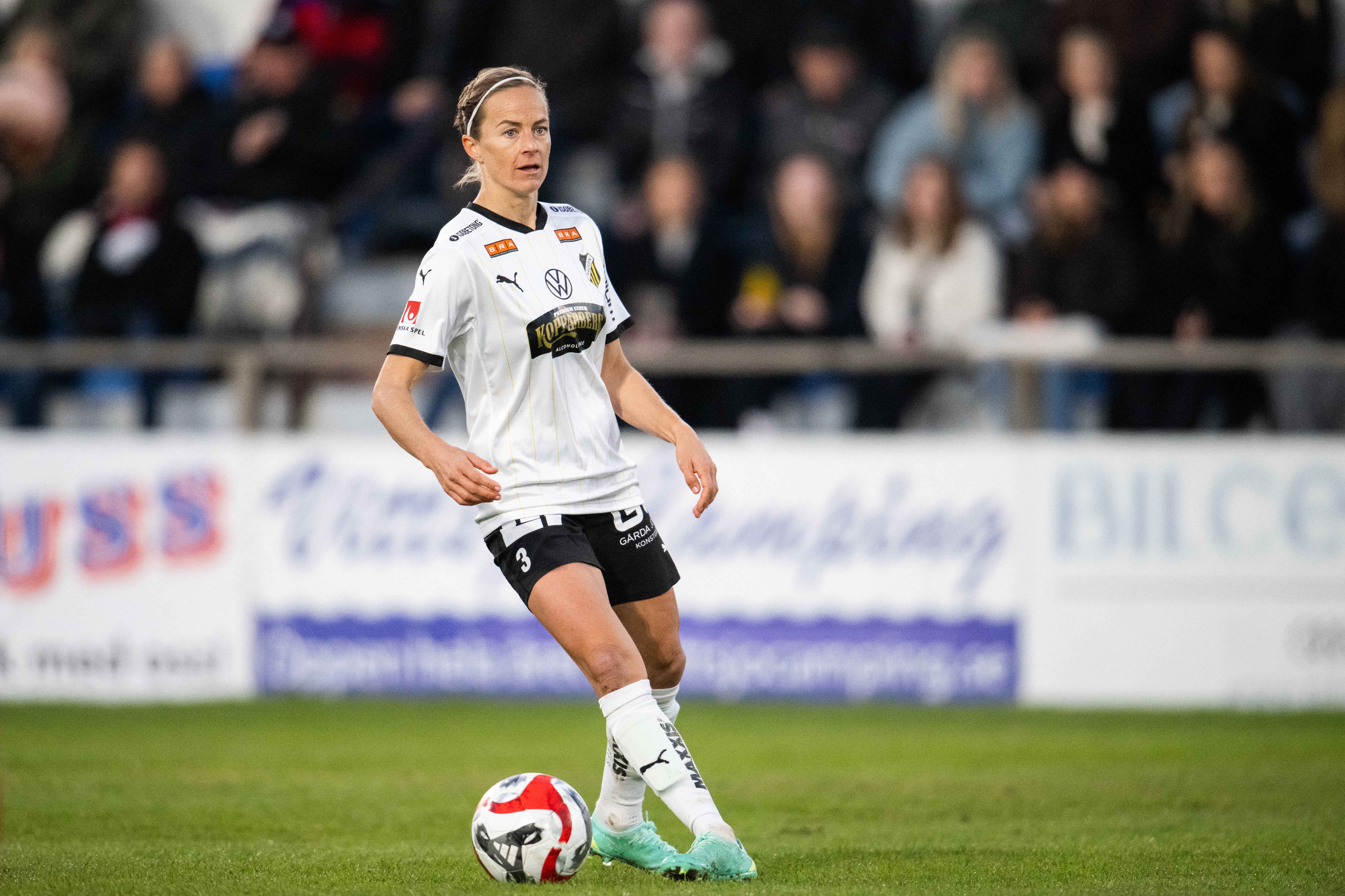 Häckens Aivi Luik during the soccer match in the Womens Swedish League between Vittsjö and Häcken on April 17, 2023
