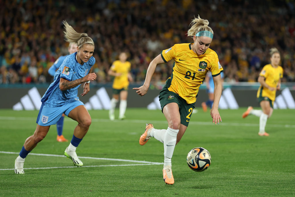 Players of Australia huddle prior to the FIFA Women's World Cup Australia & New Zealand 2023 Semi Final match between Australia and England at Stadium Australia on August 16, 2023 in Sydney / Gadigal, Australia. (Photo by Cameron Spencer/Getty Images)