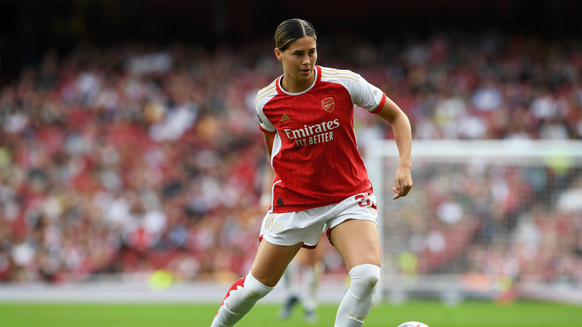 Kyra Cooney-Cross during Arsenal's game against Liverpool at Emirates Stadium. (Photo: ArsenalWFC)