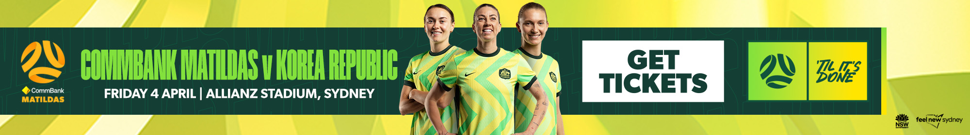 AUSvKOR Sydney Thin Banner