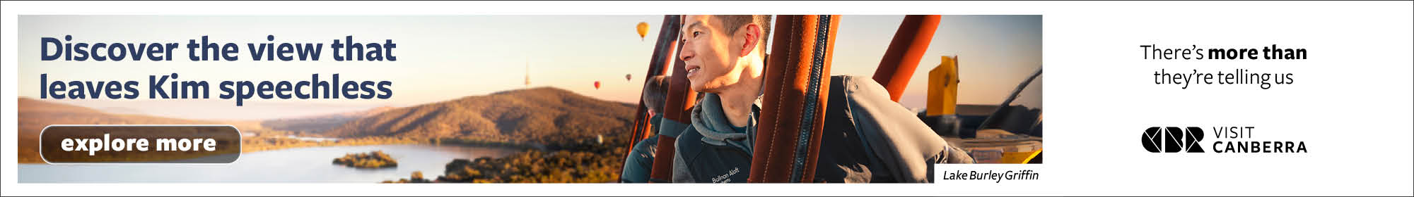 Visit Canberra Thin Banner