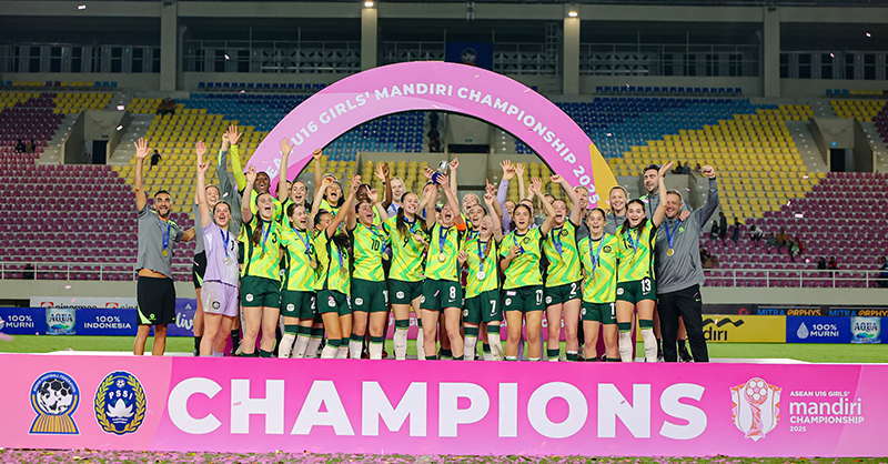 CommBank Junior Matildas clinch ASEAN U16 Girls' Championship 2025 title