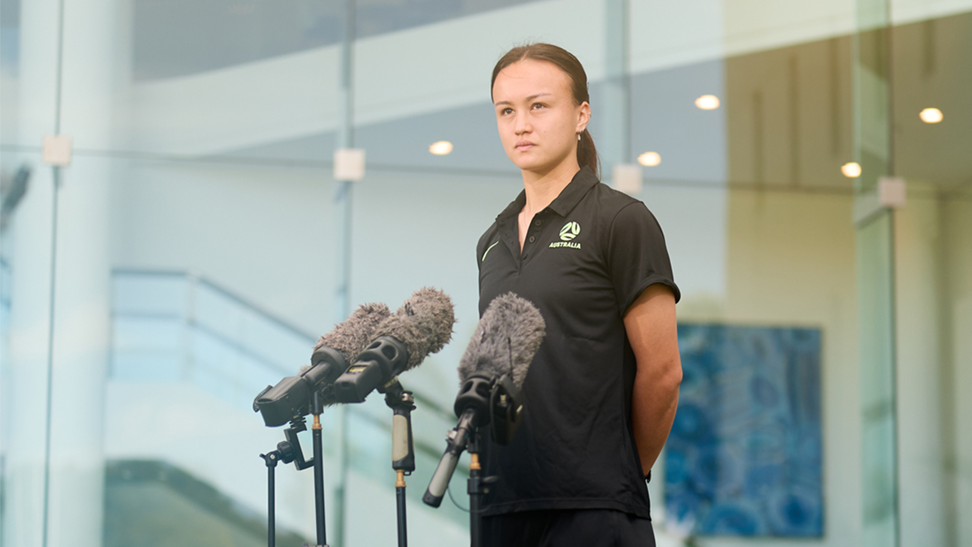 Sayer: It was really exciting to get on the field | Matildas