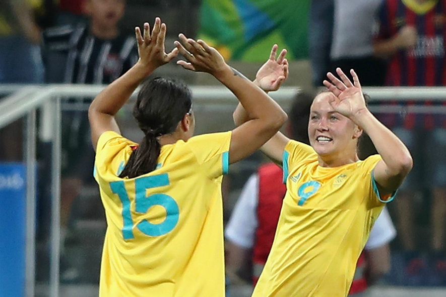 Sam Kerr; Caitlin Foord