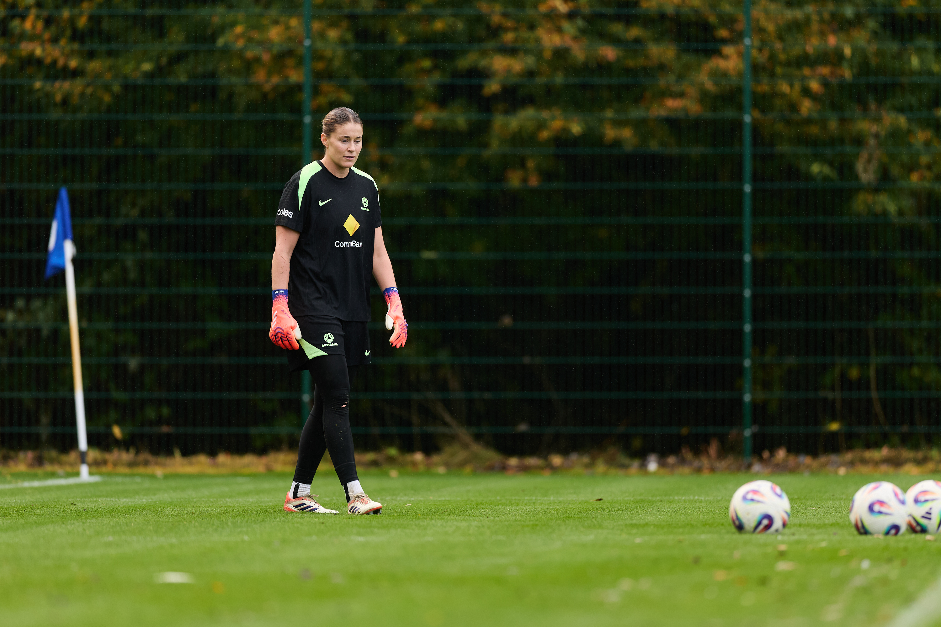 Teagan Micah during camp ahead of Australia's game against Wales. (Photo: Rachel Bach/Football Australia)
