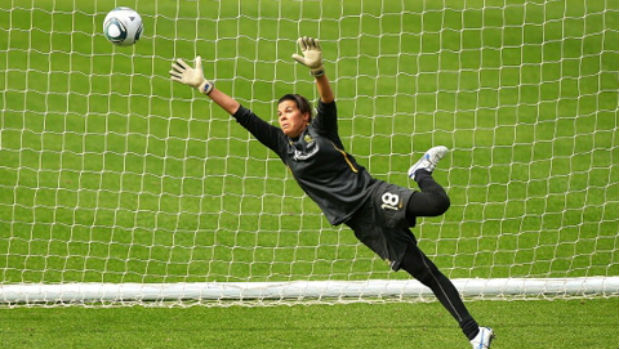 Westfield Matildas goalkeeper Lydia Williams.