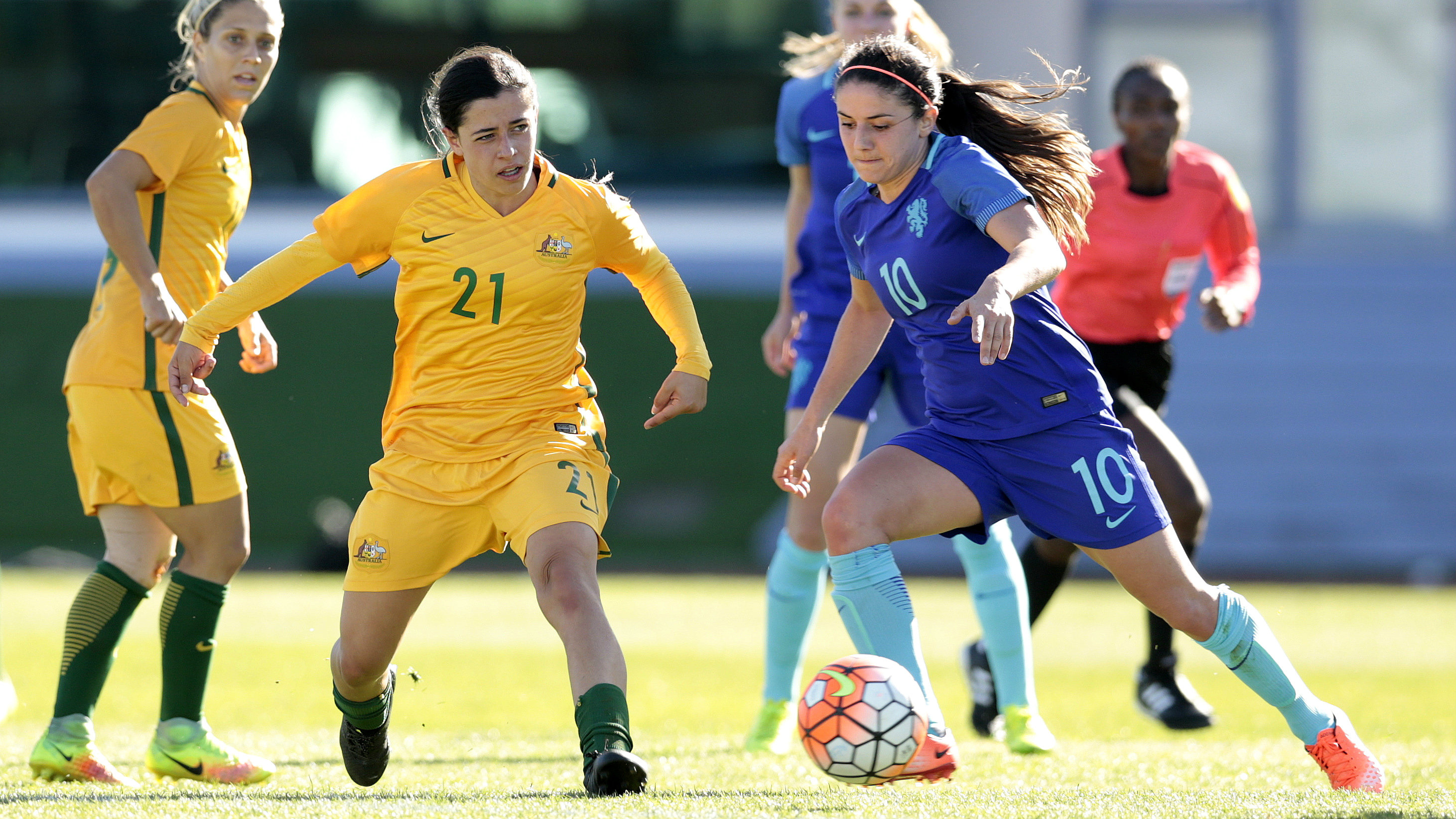 Alex Chidiac is part of a 23-player Westfield Young Matildas camp which will gather in Canberra next week for four days.