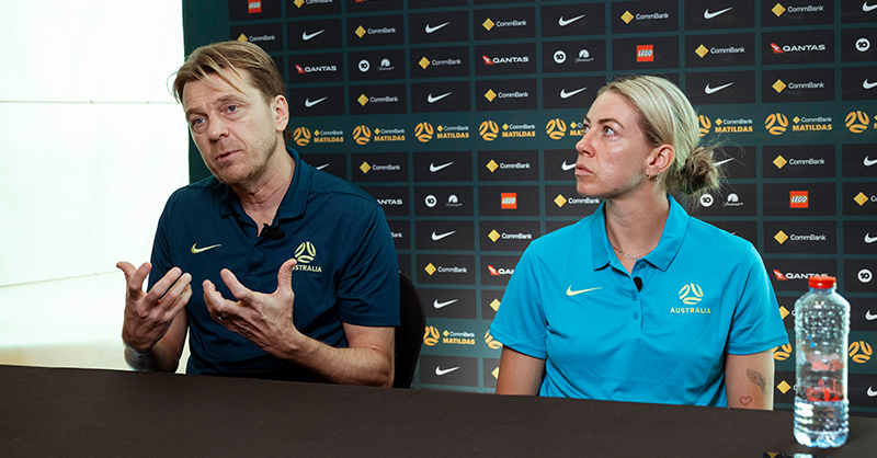 Pre-Match Press Conference: Tony Gustavsson & Alanna Kennedy | Uzbekistan v CommBank Matildas