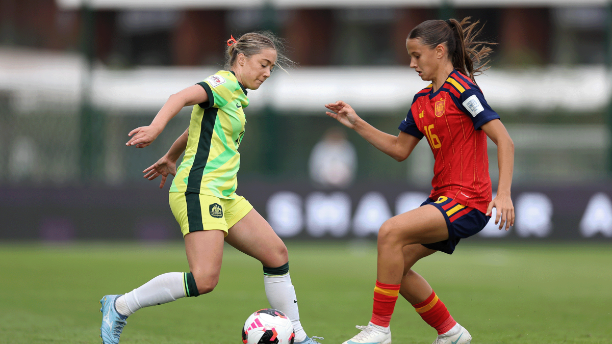 Spain defeat CommBank Junior Matildas 3-1 in second group stage game