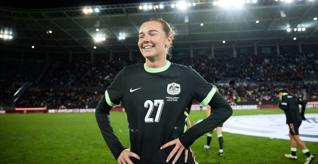 Tori Tumeth after debuting against Germany (Photo: Rach Bach/By The White Line)