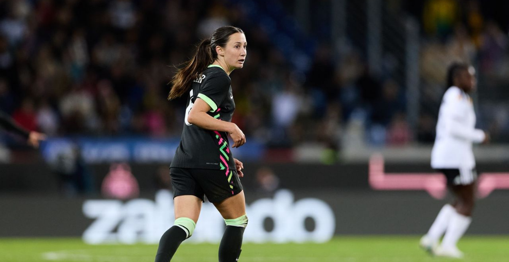 Clare Wheeler v Germany (photo: Rachel Bach/By The White Line)
