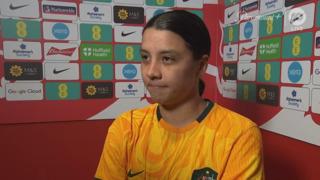 Sam Kerr: Post-Match Interview | AUS v ENG | Matildas