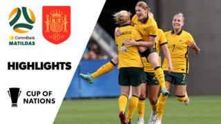 CommBank Matildas v Spain | Highlights | Cup of Nations 2023 | Matildas