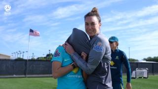 Just waiting for a m̶a̶t̶e̶ Cait ?? | Matildas