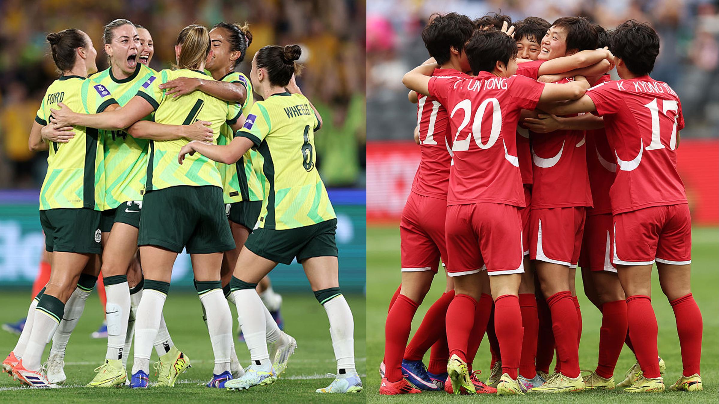 Matildas v Korea DPR head-to-head header - Getty Images