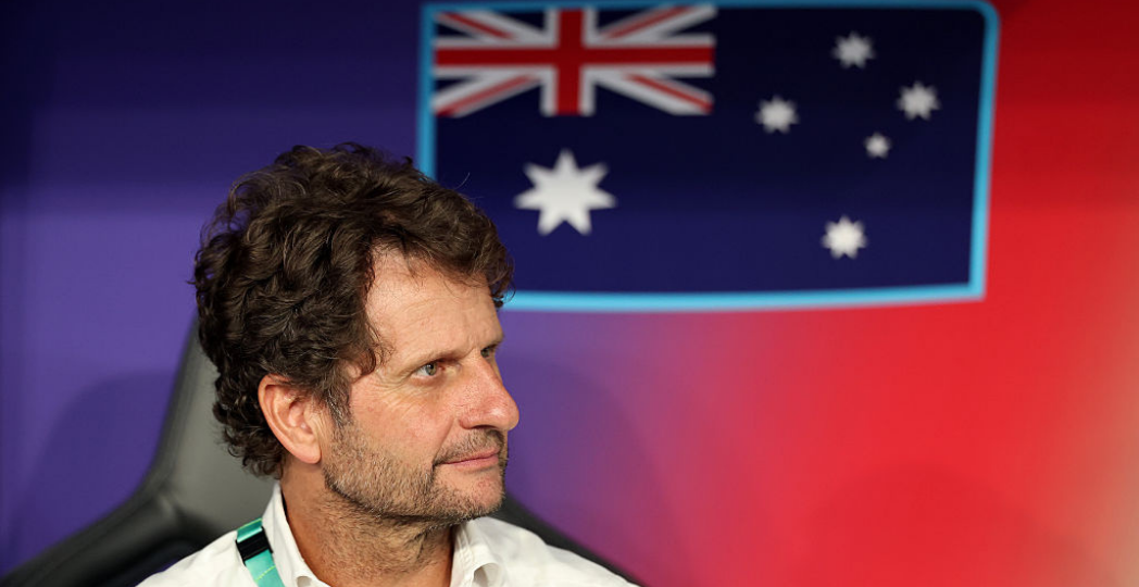 SYDNEY, AUSTRALIA - MARCH 21: Matildas Head Coach Joe Montemurro watches on during the AFC Women's Asian Cup Australia 2026 match between Australia Matildas and Japan at Stadium Australia on March 21, 2026 in Sydney, Australia. (Photo by Cameron Spencer/Getty Images)