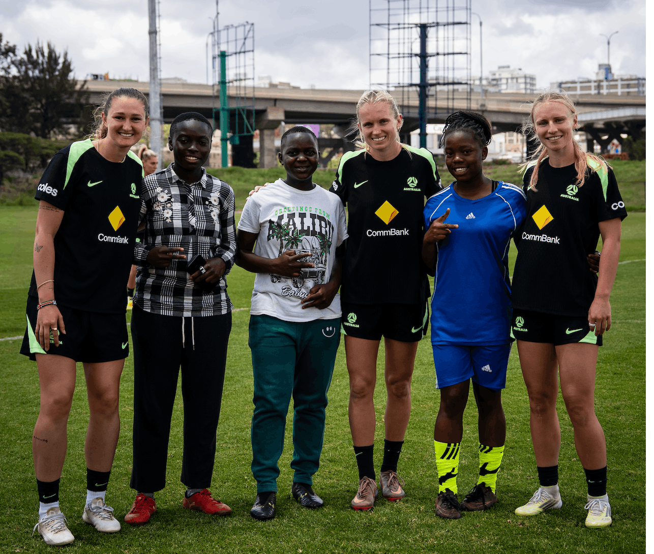Kibera Girls x CommBank Matildas in Kenya