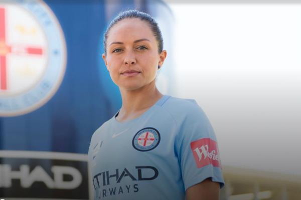 Kyah Simon will play with Melbourne City in the Westfield W-League.