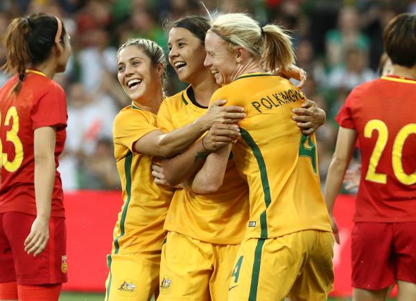 Sam Kerr celebration