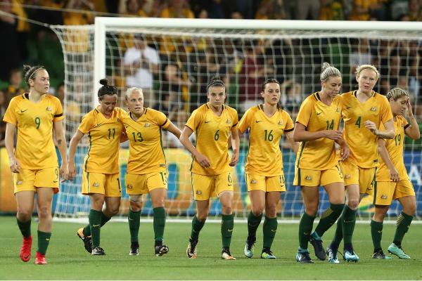 Westfield Matildas celebrate