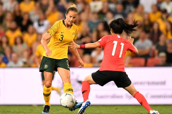 Aivi Luik in action against Korea Republic at this year's Cup of Nations tournament