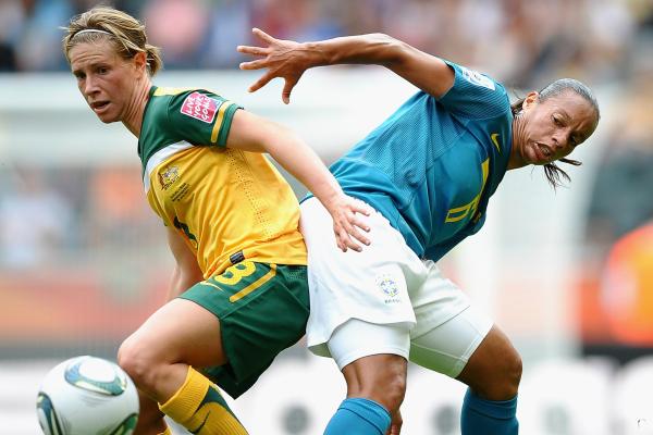Elise Kellond-Knight at the 2011 World Cup