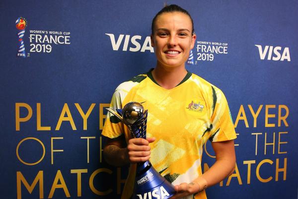 With a goal and an assist, Chloe Logarzo was a worthy player of the match