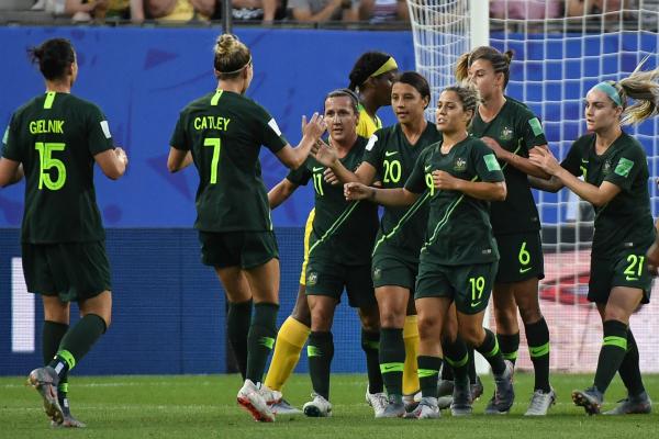 Matildas celebrate