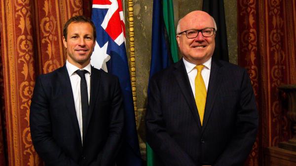 Lucas Neill & George Brandis
