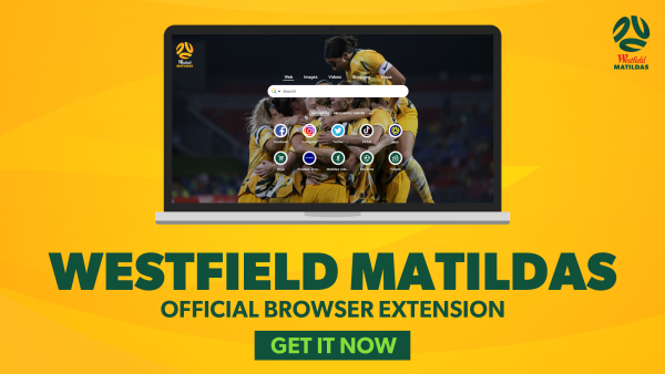 Download the official Westfield Matildas browser extension