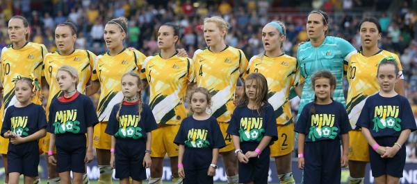 Matildas line up
