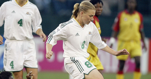 "We were the underdogs": Queensland legend Bryony Duus on making her Matildas debut against the USA